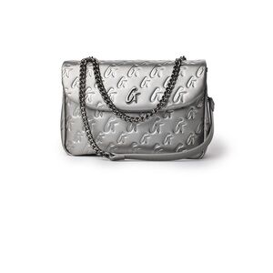 Glam-Aholic Lifestyle Medium Platinum Monogram Flapbag